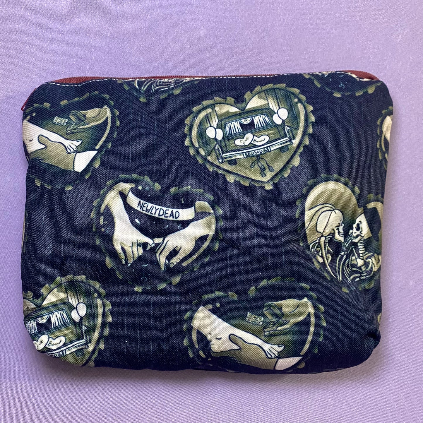 Newlydeads B&W Zipper Pouch