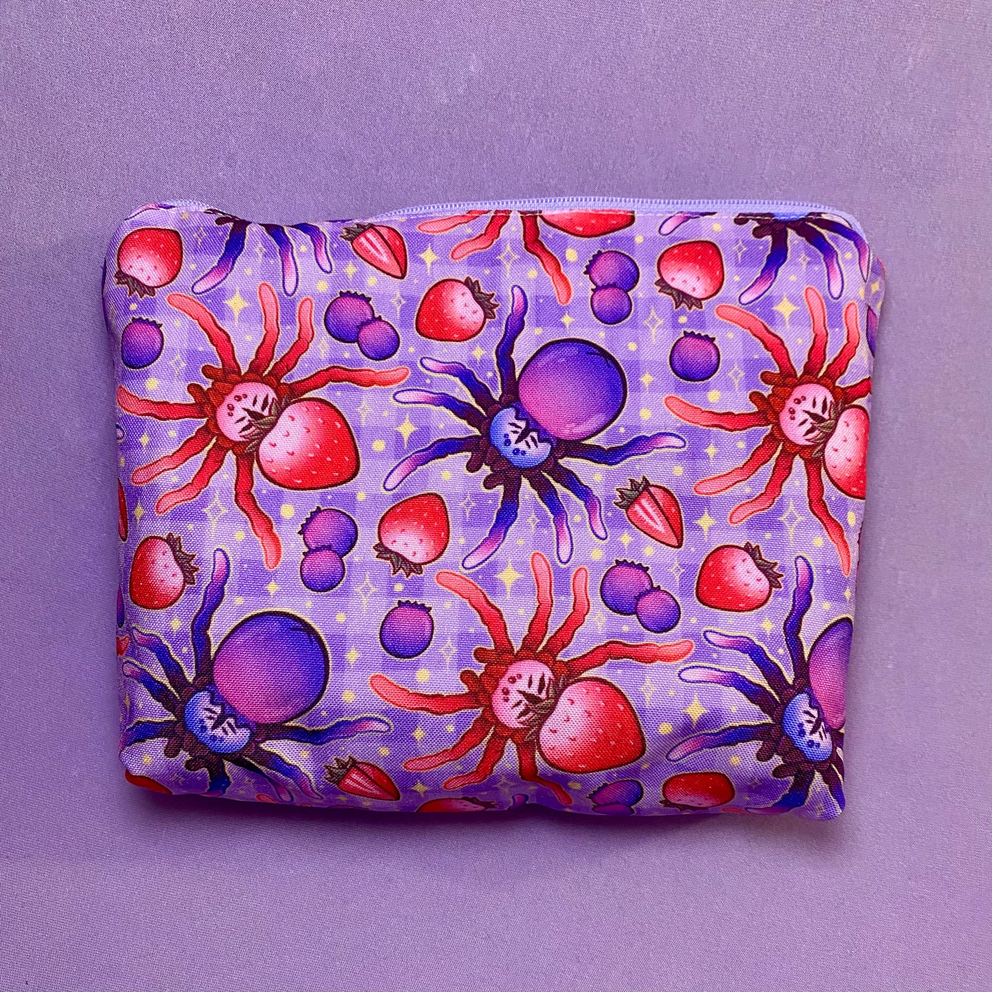 Berries & Scream Zipper Pouch