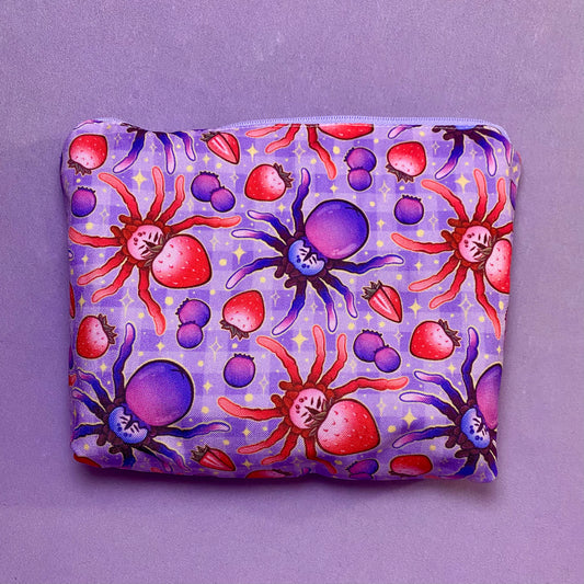Berries & Scream Zipper Pouch