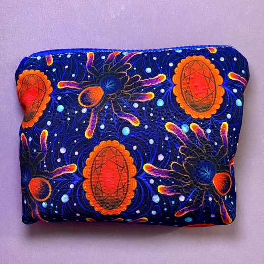 Jeweled Spoods Zipper Pouch