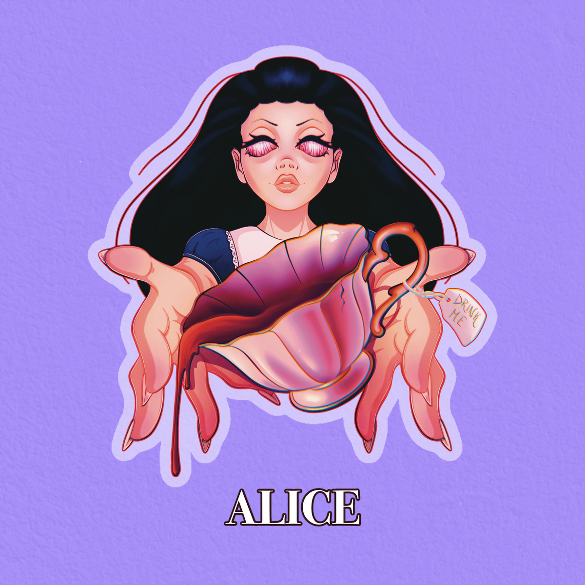 Alice In Horrorland Mystery Pins