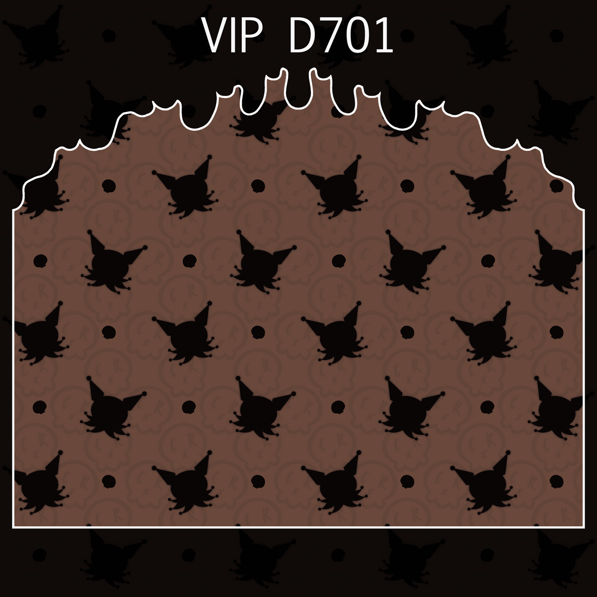 Image of VIP D701 design in brown and black